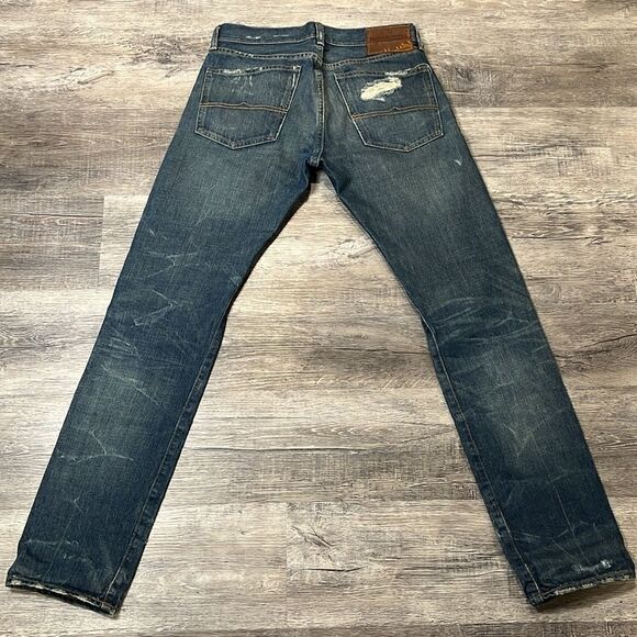 Ralph Lauren Denim & Supply RARE Men’s slim fit distressed jeans cotton - 31/34 - Picture 8 of 12